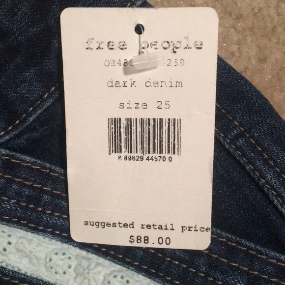 NWT Free People Denim Shorts - Picture 5 of 5